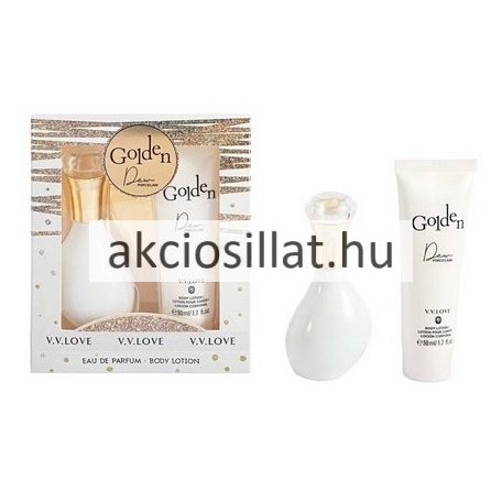 V.V.Love Golden Dew Porcelain ajándékcsomag ( Parfüm EDP 30ml + Testápoló 50ml )