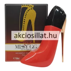 V.V.Love Missy G.G. Red EDP 50ml női parfüm piros-fekete tűsarkú alakú üvegben és díszdobozban