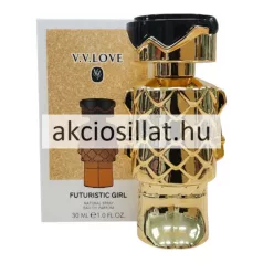 V.V.Love Futuristic Girl EDP 30ml női parfüm és arany robot alakú üveg díszdobozzal