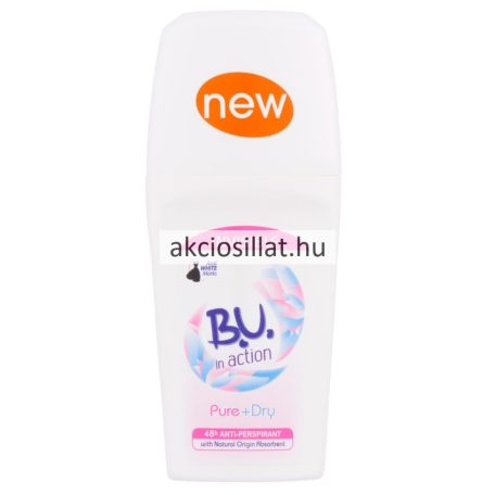 B.U. In Action Pure+Dry Deo Roll-on 50ml