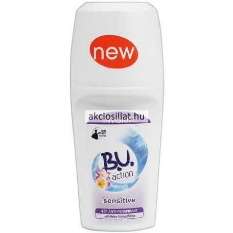 B.U. In Action Sensitive Deo Roll-on 50ml