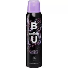 B.U. Fairy's Secret 150ml-es női dezodor spray titokzatos és édes illatjegyekkel.