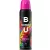 B.U. One Love 150ml-es női hajtógázas dezodor spray romantikus, színes mintázatú flakonban.