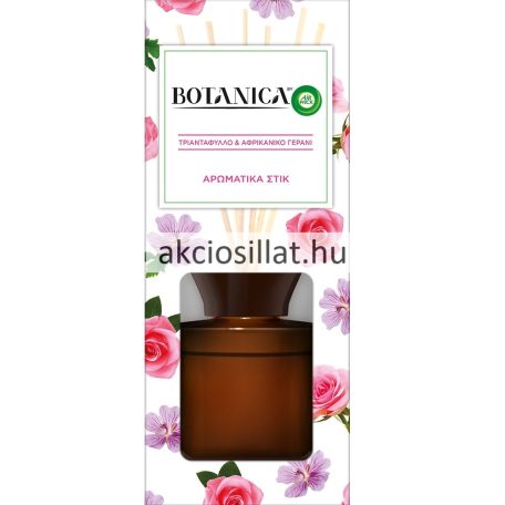 Air Wick Botanica Rózsa és Arfikai Muskátli Pálcikás Légfrissítő 80ml