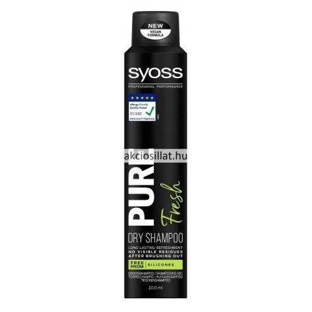 Syoss Pure Fresh Száraz Sampon 200ml