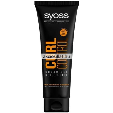 Syoss Curl Control Cream Gel hajzselé 250ml