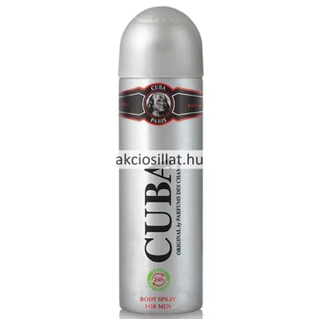 Cuba Black dezodor 200ml