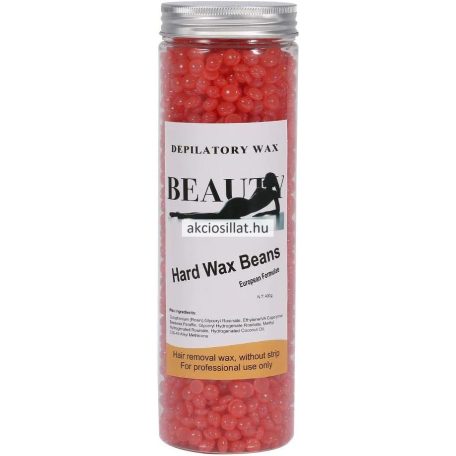 Depilatory Wax Beauty Hard Wax Beans Strawberry Epres Gyanta Gyöngy 400g