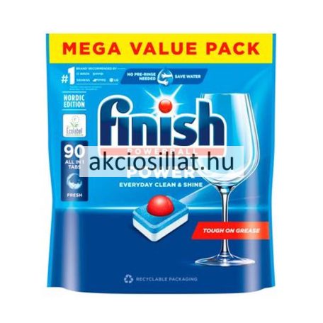 Finish All In 1 Mosogatógép Tabletta Fresh 90 db