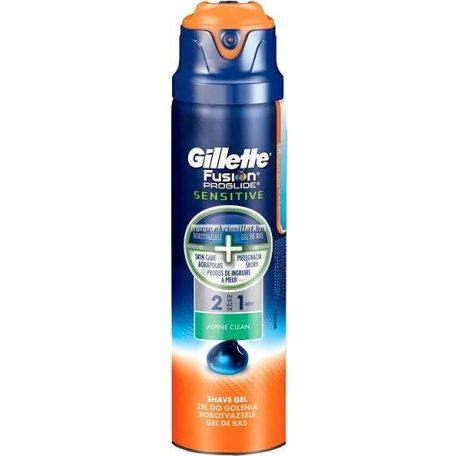 Gillette-Fusion-Proglide-Sensitive-Gel-2in1-Alpine-Clean-170ml
