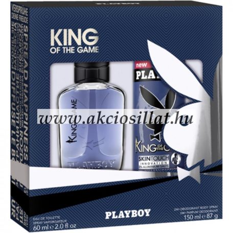 Playboy-King-Of-The-Game-Ajandekcsomag-60ml-EDT-150ml-Dezodor