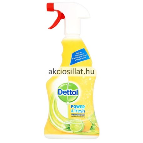 Dettol Power & Fresh Lemon & Lime Univerzálisi Tisztító Spray 500ml