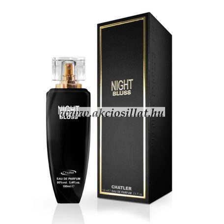 Chatler Bluss Night Women EDP 100ml / Hugo Boss Nuit Pour Femme parfüm utánzat női