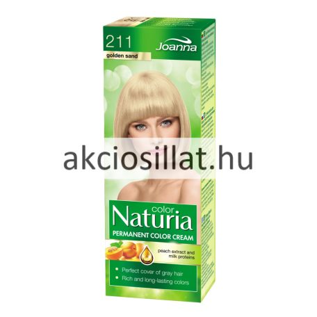 Joanna Naturia Permanent Color Cream 211 Aranyhomok Krémhajfesték 40+60g