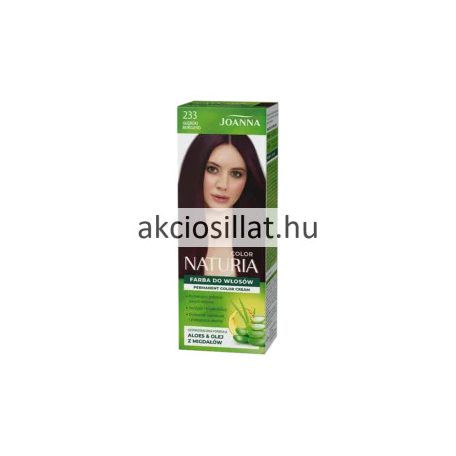 Joanna Naturia Permanent Color Cream 233 Mélybordó Tartós Krémhajfesték 40+60g