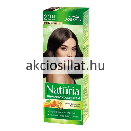 Joanna Naturia Permanent Color Cream 238 Fagyos Barna Krémhajfesték 40+60g