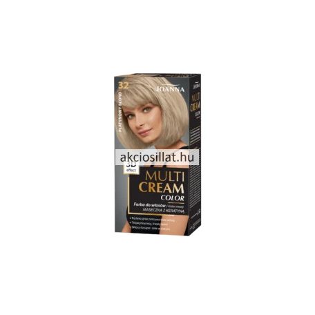 Joanna 3D Multi Cream Color 32 Platina Szőke Tartós Krémhajfesték 40+60g