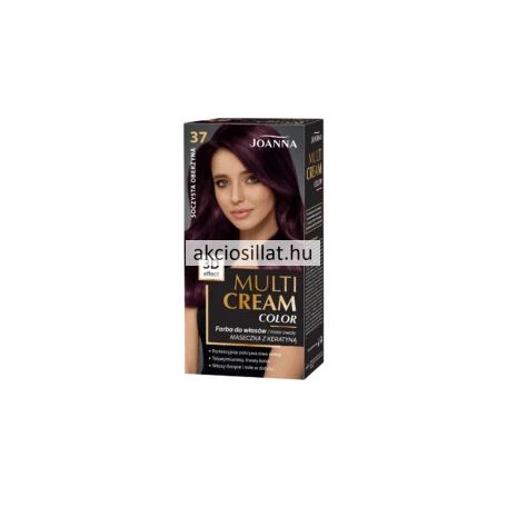 Joanna 3D Multi Cream Color 37 Padlizsán Tartós Krémhajfesték 40+60g