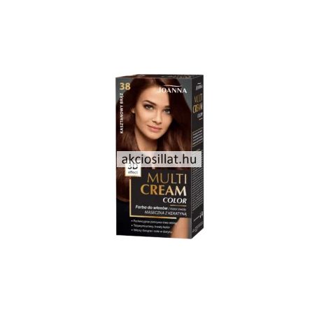 Joanna 3D Multi Cream Color 38 Gesztenyebarna Tartós Krémhajfesték 40+60g