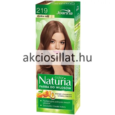 Joanna Naturia Permanent Color Cream 219 Édes Karamell Krémhajfesték 40+60g