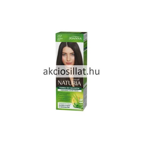 Joanna Naturia Permanent Color Cream 237 Hideg Barna Krémhajfesték 40+60g