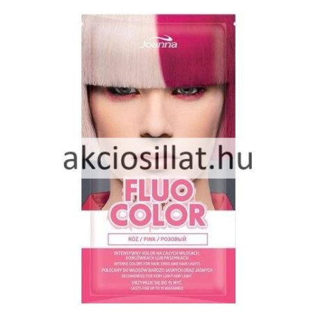 Joanna Fluo Color Pink hajszínező 35g