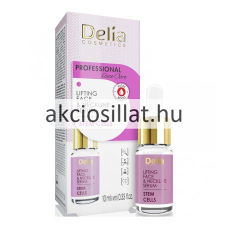 Delia Cosmetic Lifting Face & Neckline Serum Rántalanító Bőrfeszesítő Arcszérum 30ml