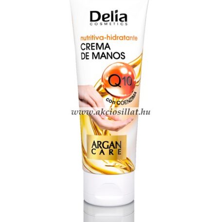Delia Q10 Argán mélyhidratáló, regeneráló kézkrém 75ml