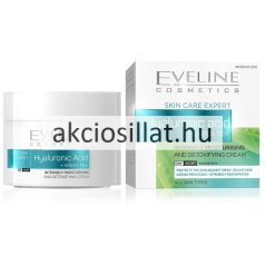   Eveline Skin Care Hyaluronsav + zöld tea intenzív hidratáló nappali és éjszakai arckrém 50ml