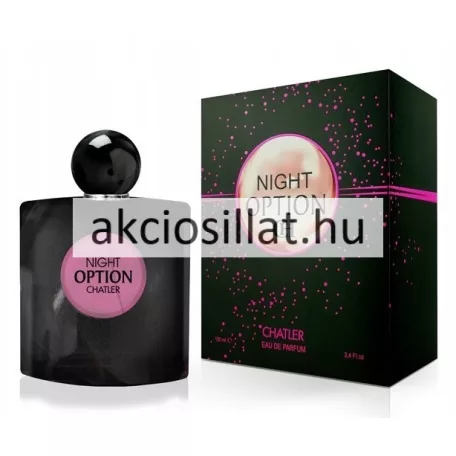 Chatler Option Night Women EDP 100ml / Yves Saint Laurent Black Opium parfüm utánzat női