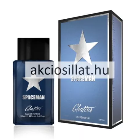 Chatler Spaceman EDP 100ml férfi parfüm utánzat üveg és doboz csillag mintával