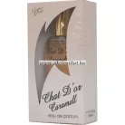 Chat D'or Caramell 30ml női Eau de Parfum elegáns üvege és krémszínű doboza.