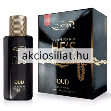 Chatler He's Oud Men EDP 100ml / Giorgio Armani Stronger With You Oud parfüm utánzat 