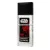 La Rive Star Wars Dark Side 80ml-es pumpás parfüm dezodor üvege fekete Kylo Ren mintás címkével és matt fekete szögletes kupakkal.
