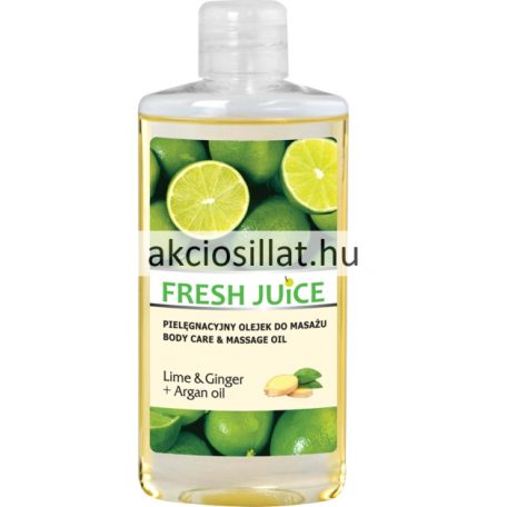 Fresh Juice Lime Gyömbér Argán masszázsolaj 150ml