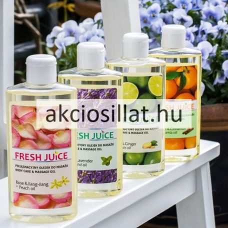 Fresh Juice Rózsa Ilang Ilang Őszibarack masszázsolaj 150ml