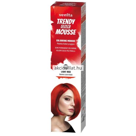 Venita Trendy Color Mousse Hajszínezőhab 75ml Élénk Piros 34