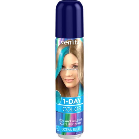 Venita-1-Day-Color-1-napos-kimoshato-ammoniamentes-hajszinezo-spray-50ml-2-Ocean-Blue