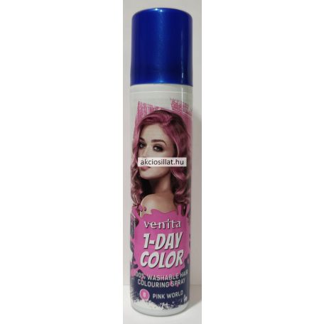 Venita-1-Day-Color-1-napos-kimoshato-ammoniamentes-hajszinezo-spray-50ml-8-Pink-World