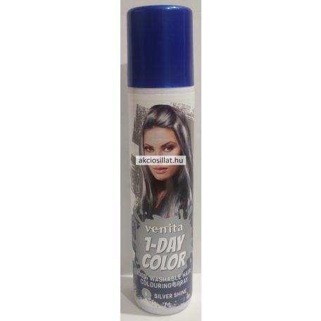 Venita 1 Day Color 1 napos kimosható ammóniamentes hajszínező spray 50ml 6 Silver Shine