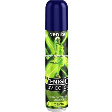 Venita-1-Night-UV-Neonfenyu-1-napos-kimoshato-ammoniamentes-hajszinezo-spray-50ml-3-Neon-Green