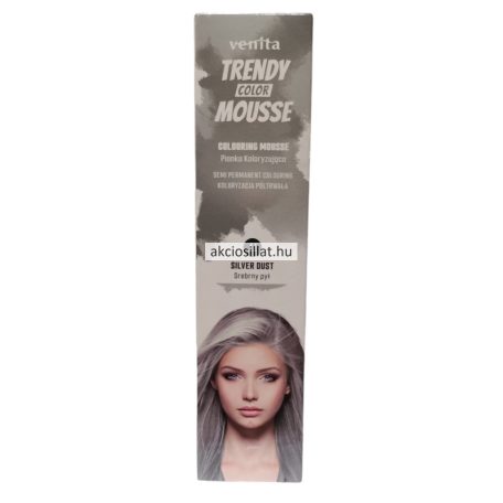 Venita Trendy Color Mousse Hajszínezőhab 75ml Ezüstpor 11