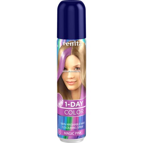 Venita-1-Day-Color-1-napos-kimoshato-ammoniamentes-hajszinezo-spray-50ml-13-Magic-Pink