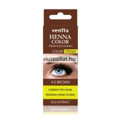   Venita Henna Color Tartós Szemöldök És Szempilla Krémfesték Világosbarna 2x15g