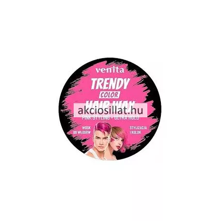 Venita Trendy Color Hair Wax Pink 75g