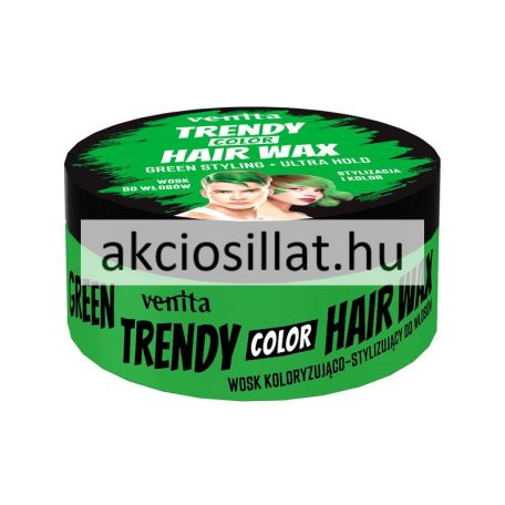 Venita Trendy Color Hair Wax Green Zöld 75g