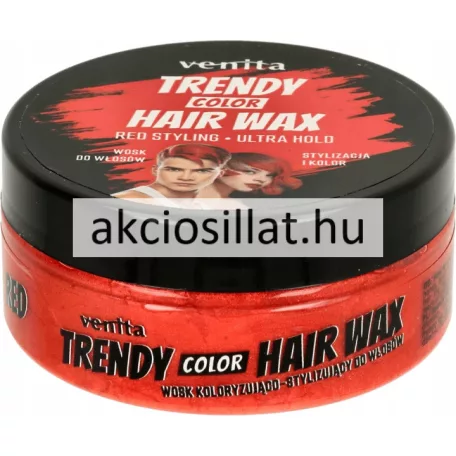 Venita Trendy Color Hair Wax Red Piros 75g