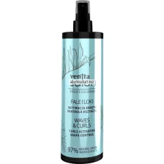 Venita Salon Waves & Curls 200ml-es pumpás hajformázó spray göndör és hullámos hajra.