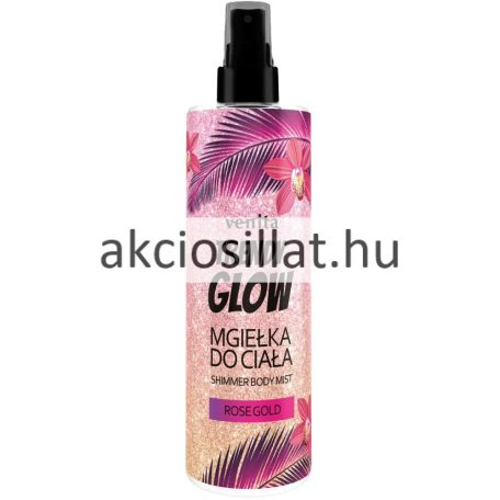 Venita Trendy Glow Rose Gold csillámos testpermet 200ml