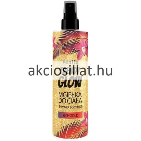 Venita Trendy Glow Rich Gold csillámos testpermet 200ml